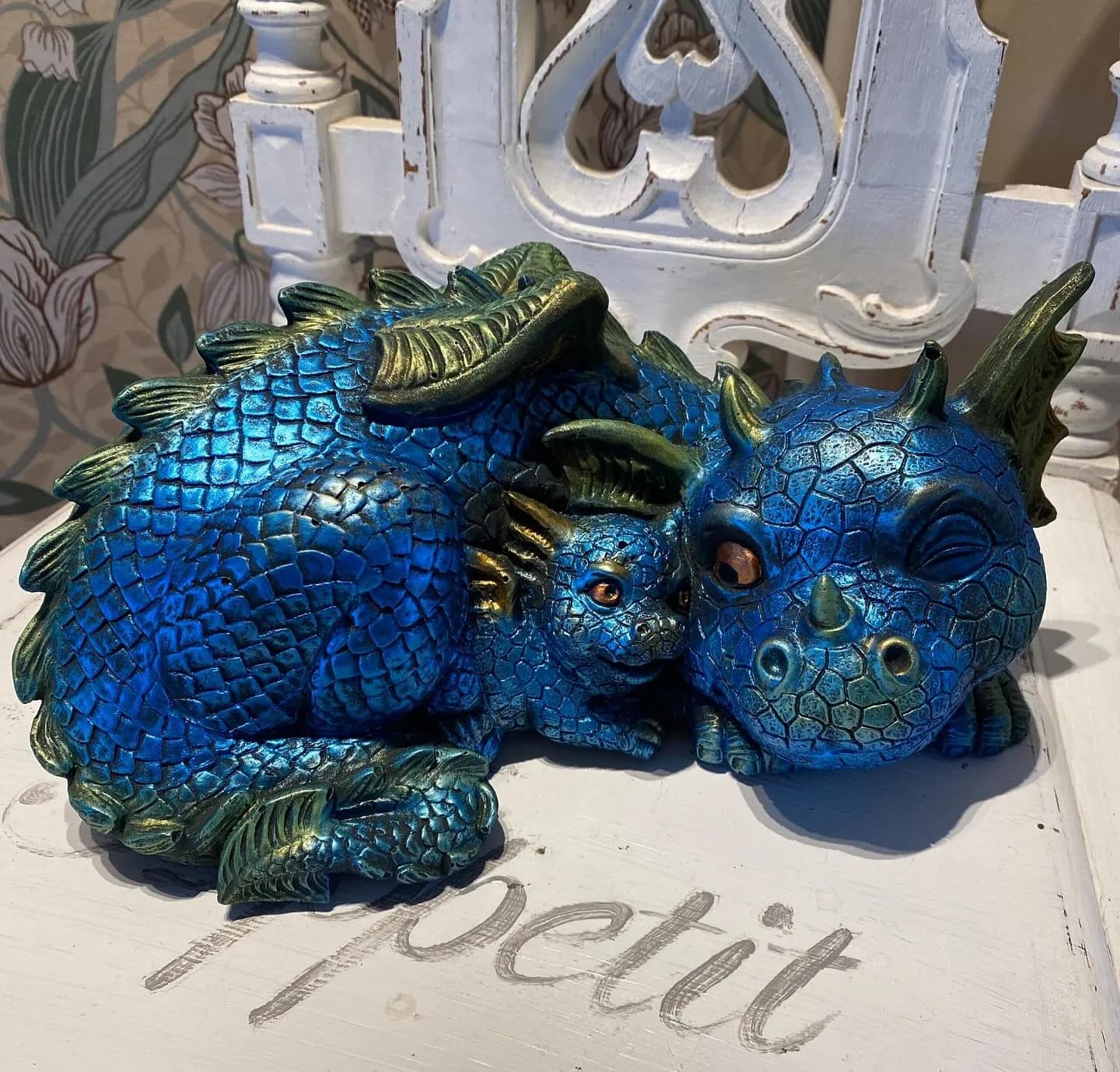 Blue Dragons Mom and Baby