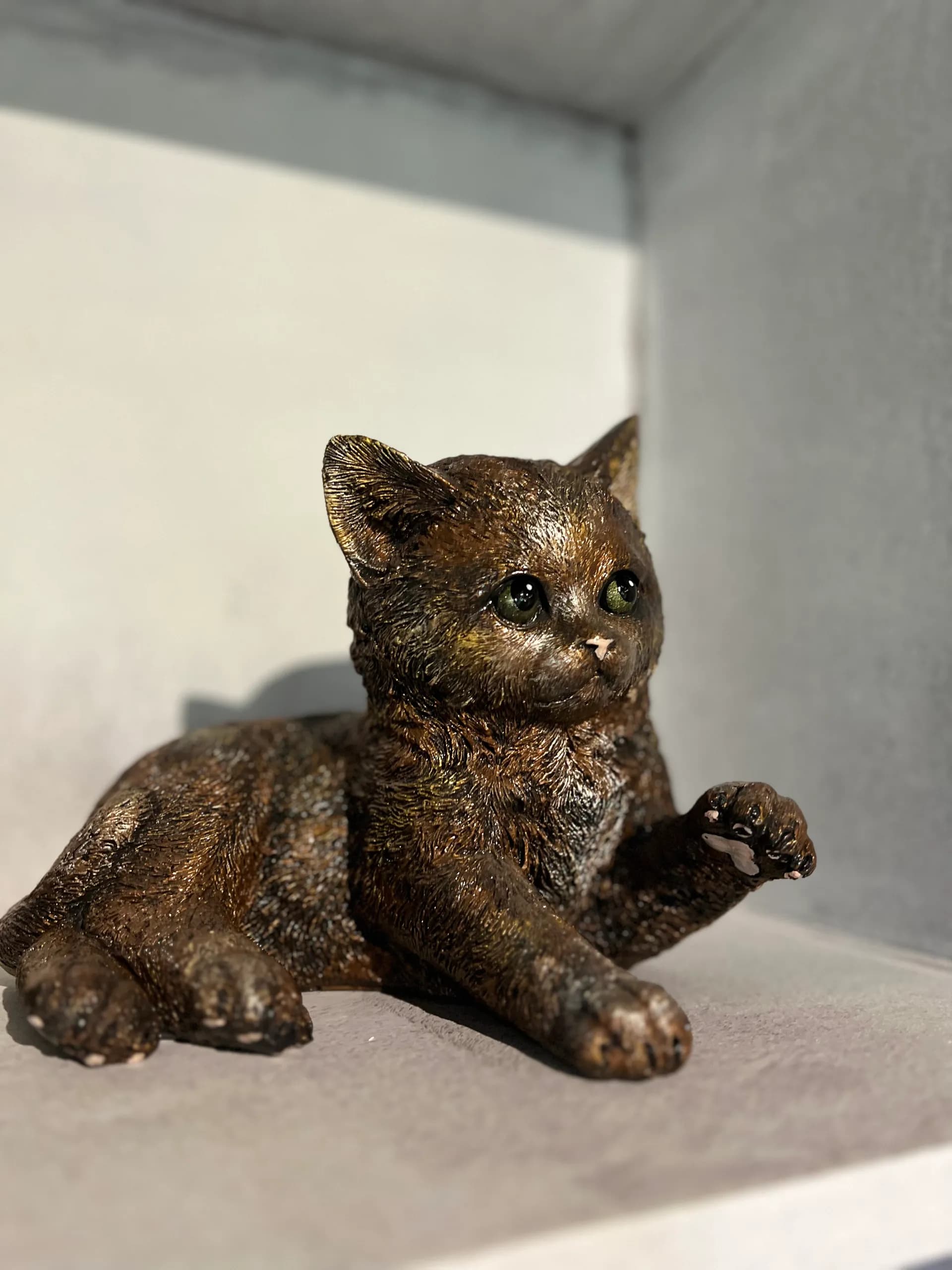 Bronze Cat Sculpture